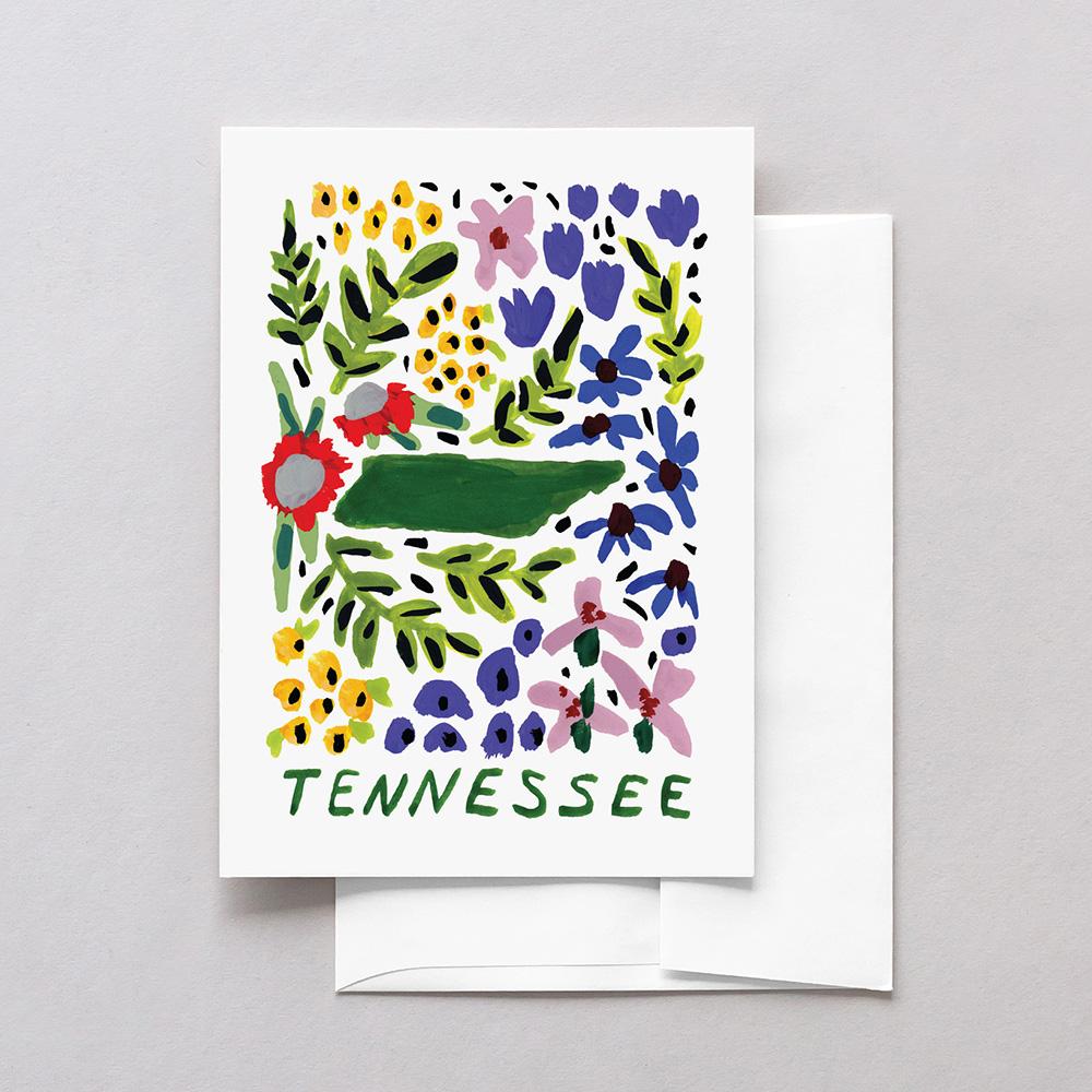 Tennessee American Gouache Greeting Card