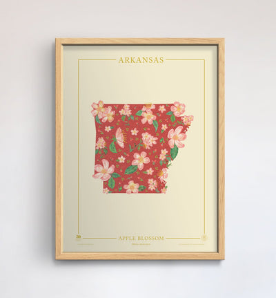 Arkansas Native Botanicals Print
