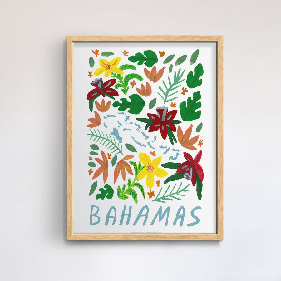 Bahamas Gouache Print