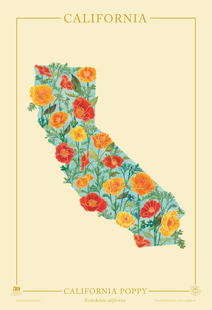 California Native Botanicals Print