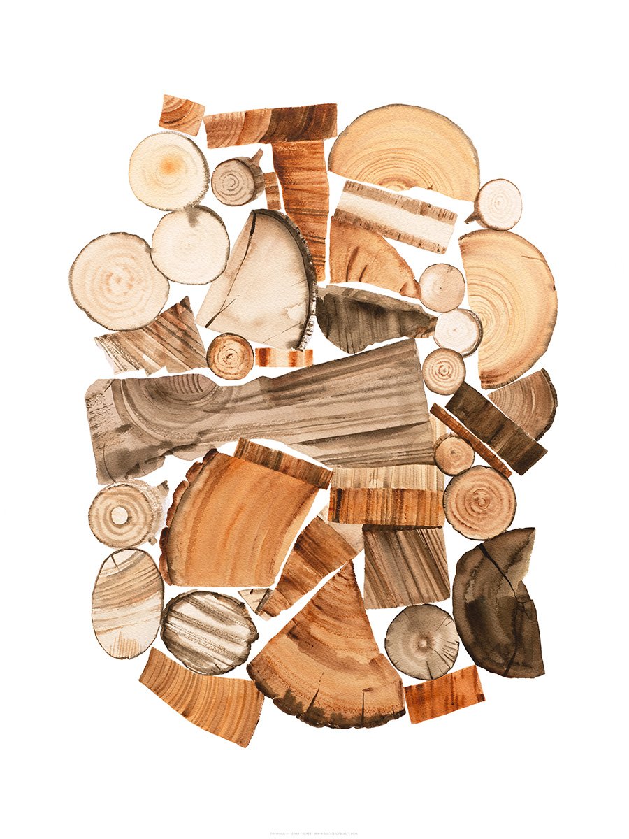 Firewood Print