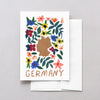 Germany World Gouache Greeting Card