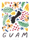 Guam American Gouache Print