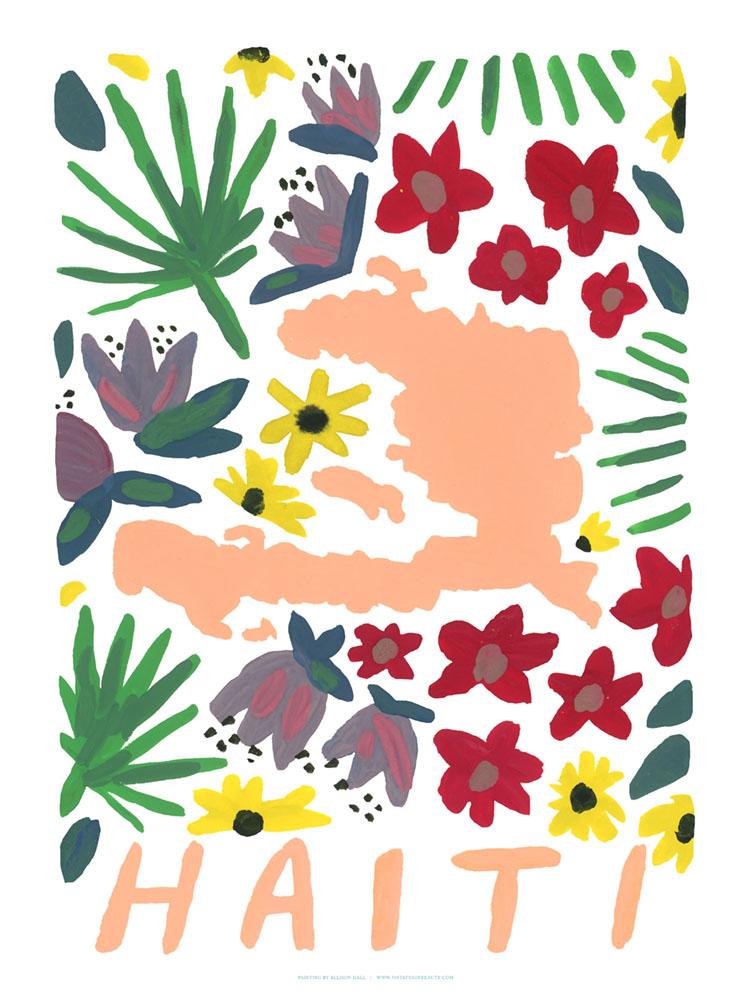 Haiti Gouache Print