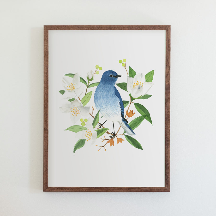 Idaho Mountain Bluebird Print