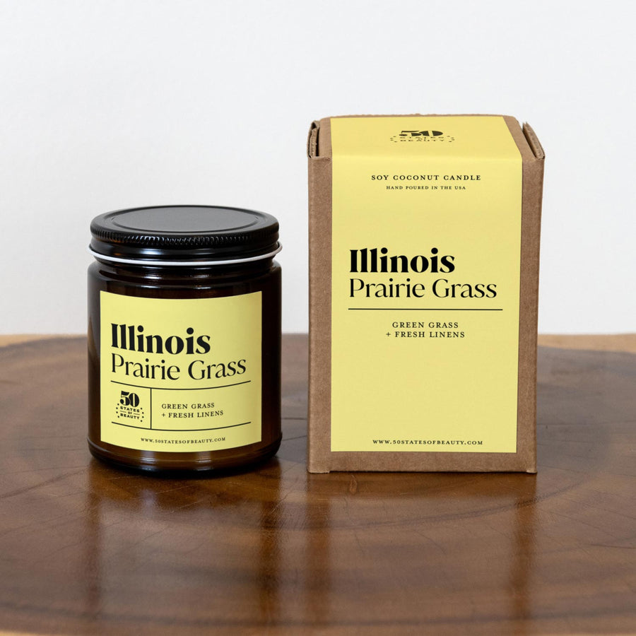 Illinois Prairie Grass Candle