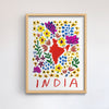 India Gouache Print