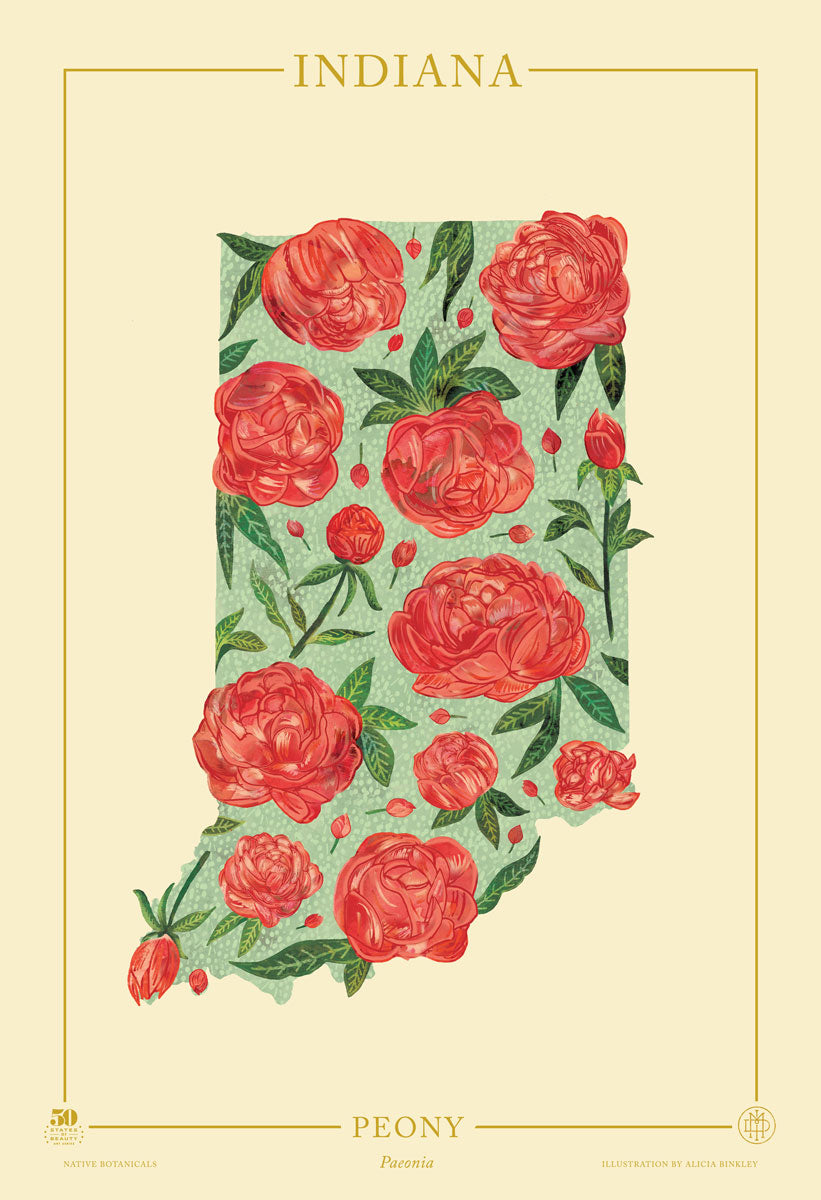 Indiana Native Botanicals Print