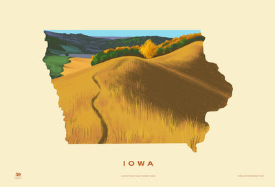 Iowa Loess Hills Print