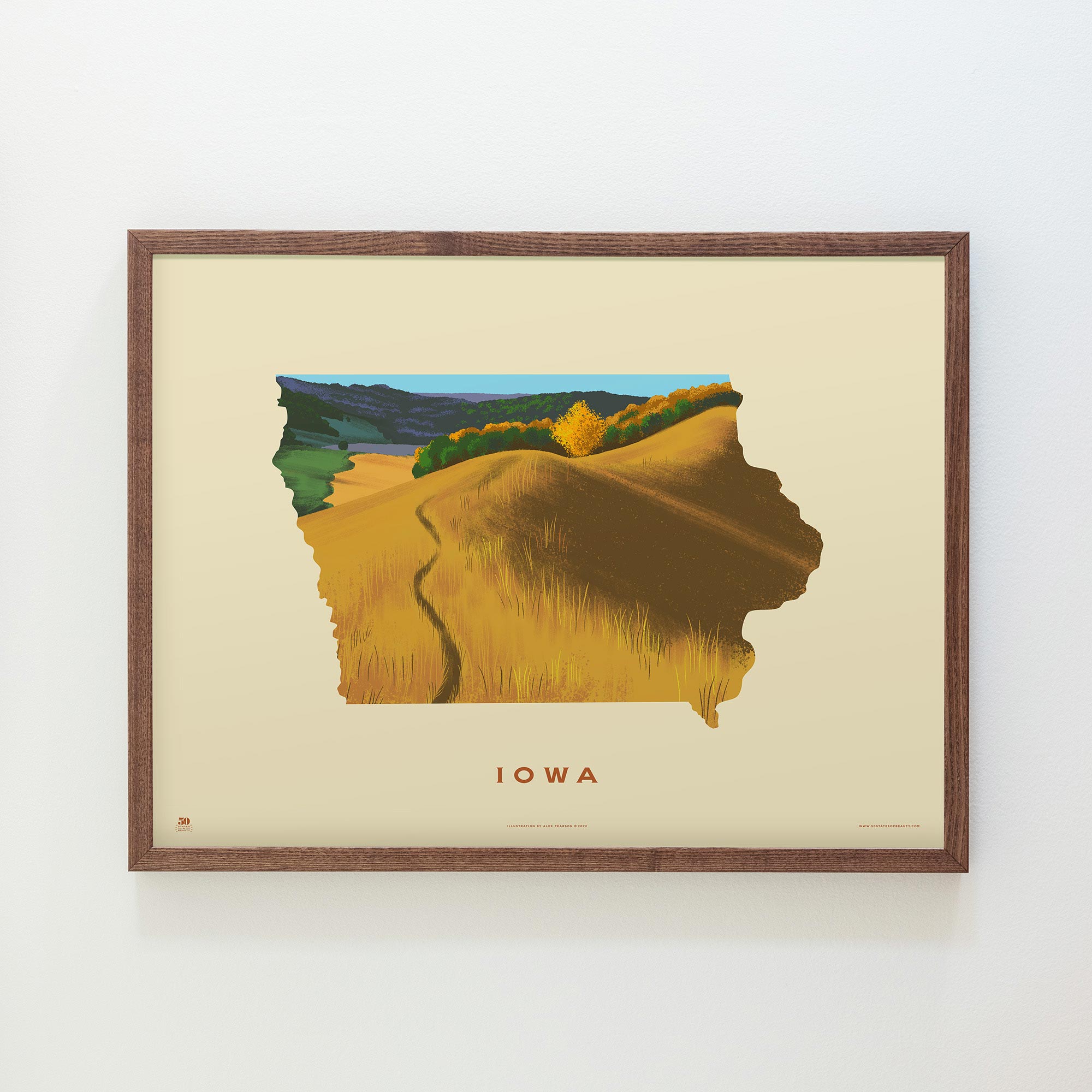 Iowa Loess Hills Print