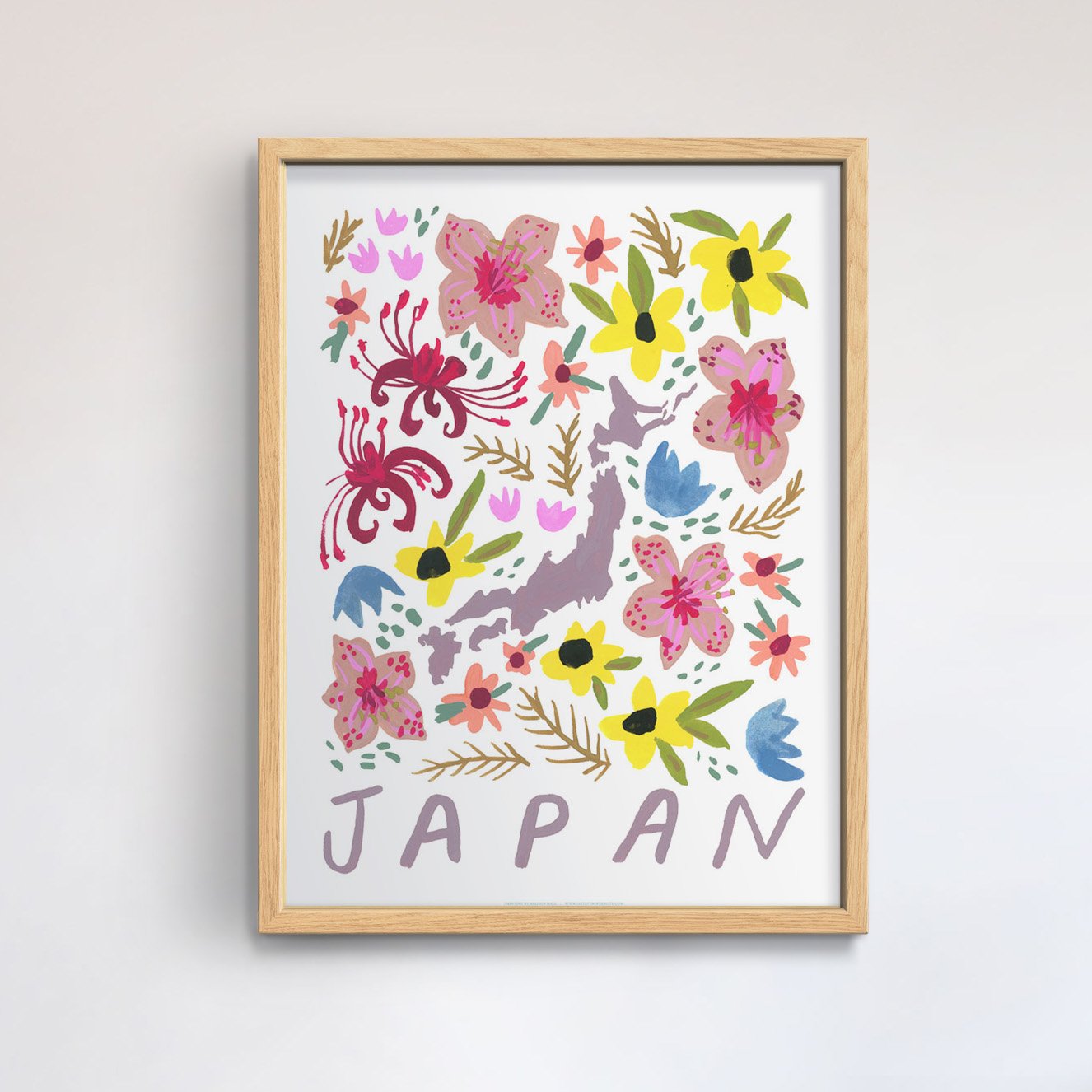 Japan Gouache Print
