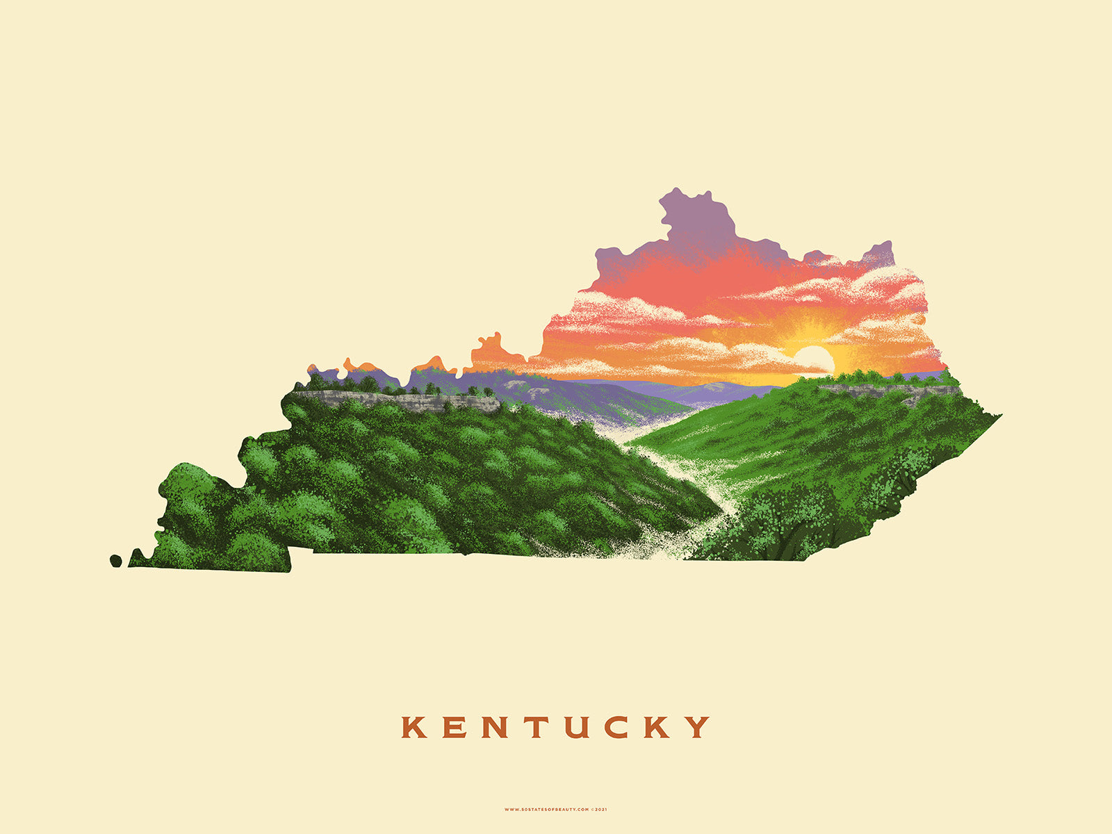 Kentucky Red River Gorge Print