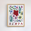 Kenya Gouache Print