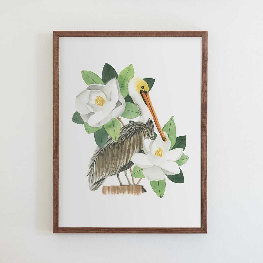 Louisiana Brown Pelican Print