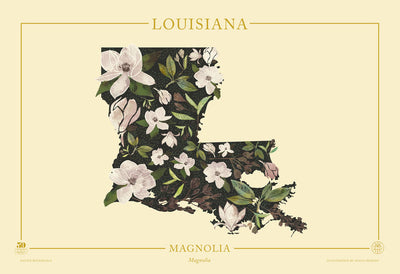 Louisiana Native Botanicals Print