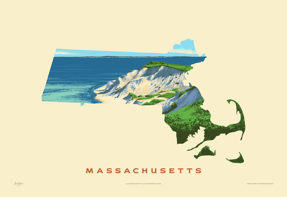 Massachusetts Print