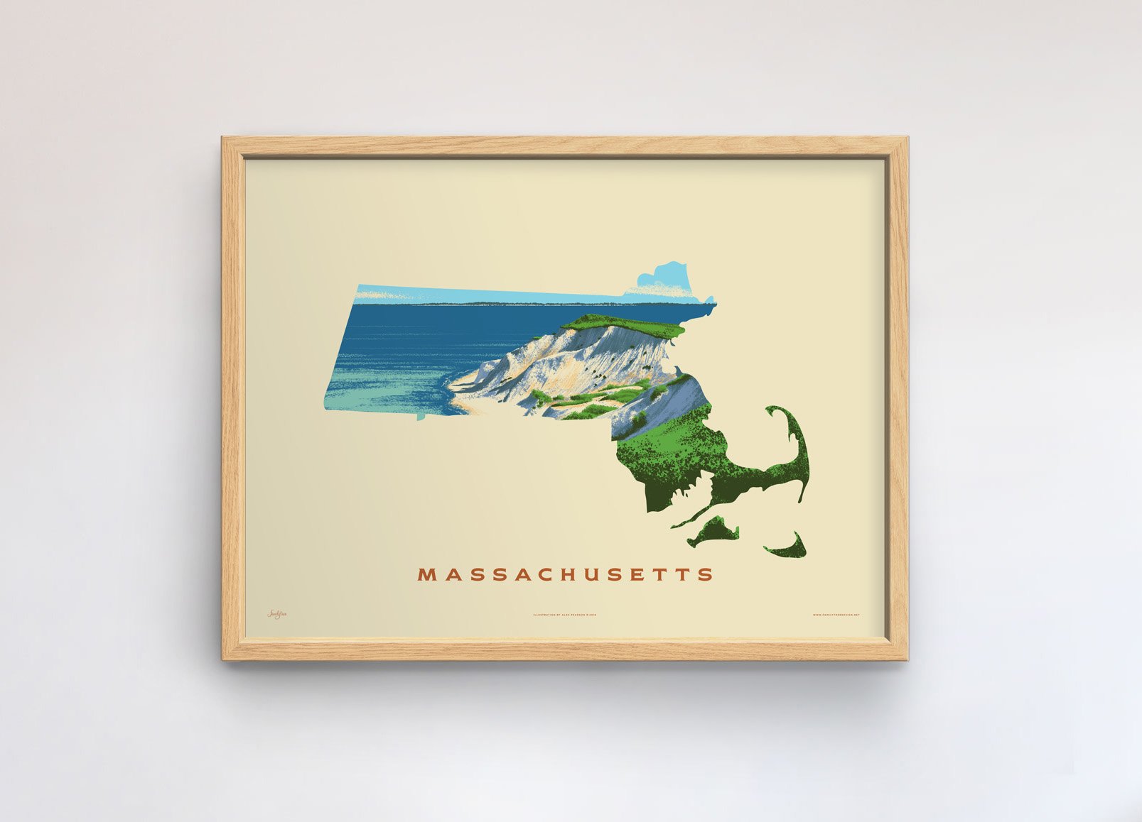 Massachusetts Print