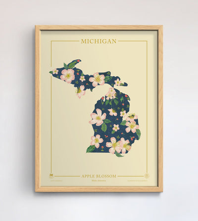 Michigan Native Botanicals Print