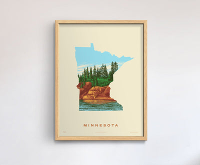 Minnesota State Print - North Shore