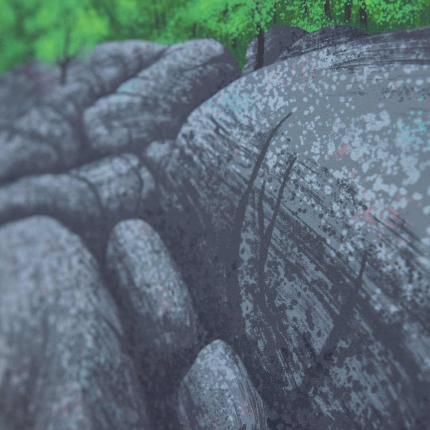 Missouri Elephant Rock Print