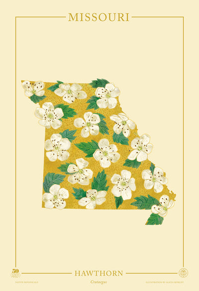 Missouri Native Botanicals Print