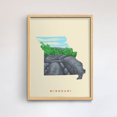Missouri Elephant Rock Print
