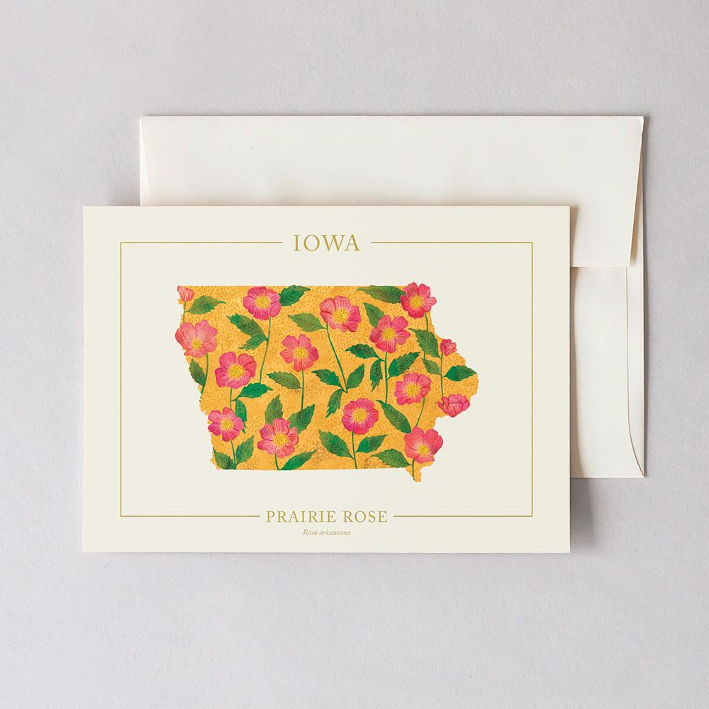 Iowa Native Botanicals Greeting Card