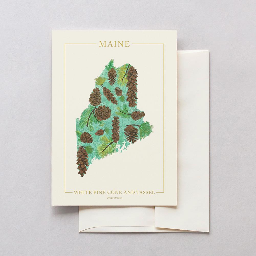 Maine Native Botanicals Greeting Card