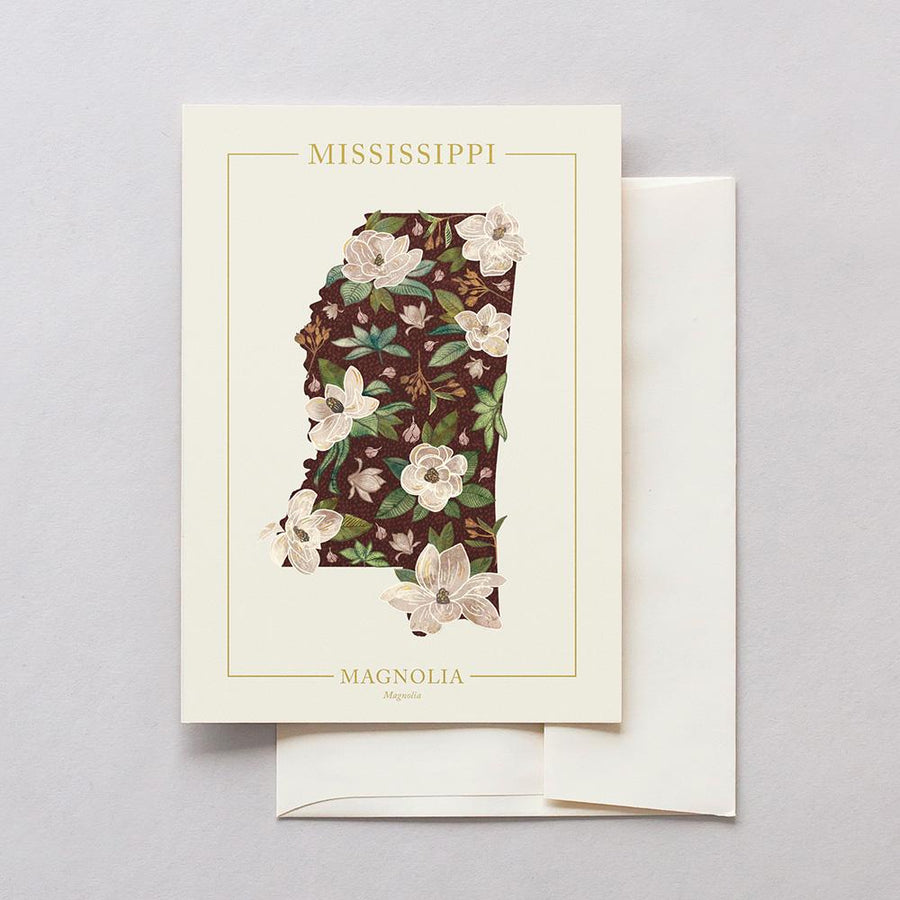 Mississippi Native Botanicals Greeting Card