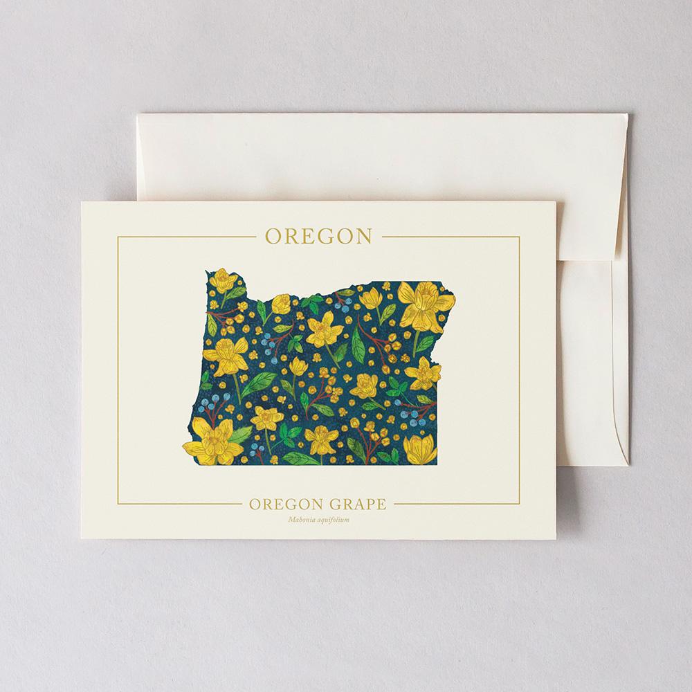 Oregon Native Botanicals Greeting Card