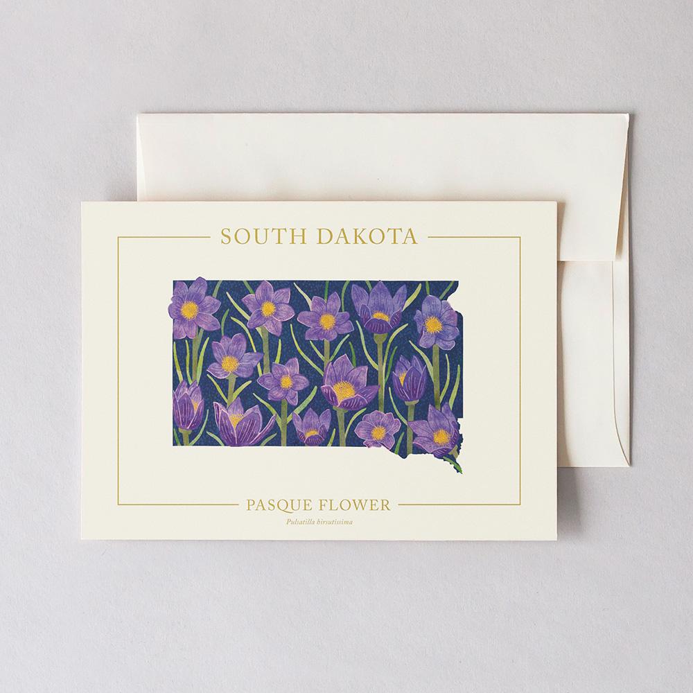 South Dakota Native Botanicals Greeting Card