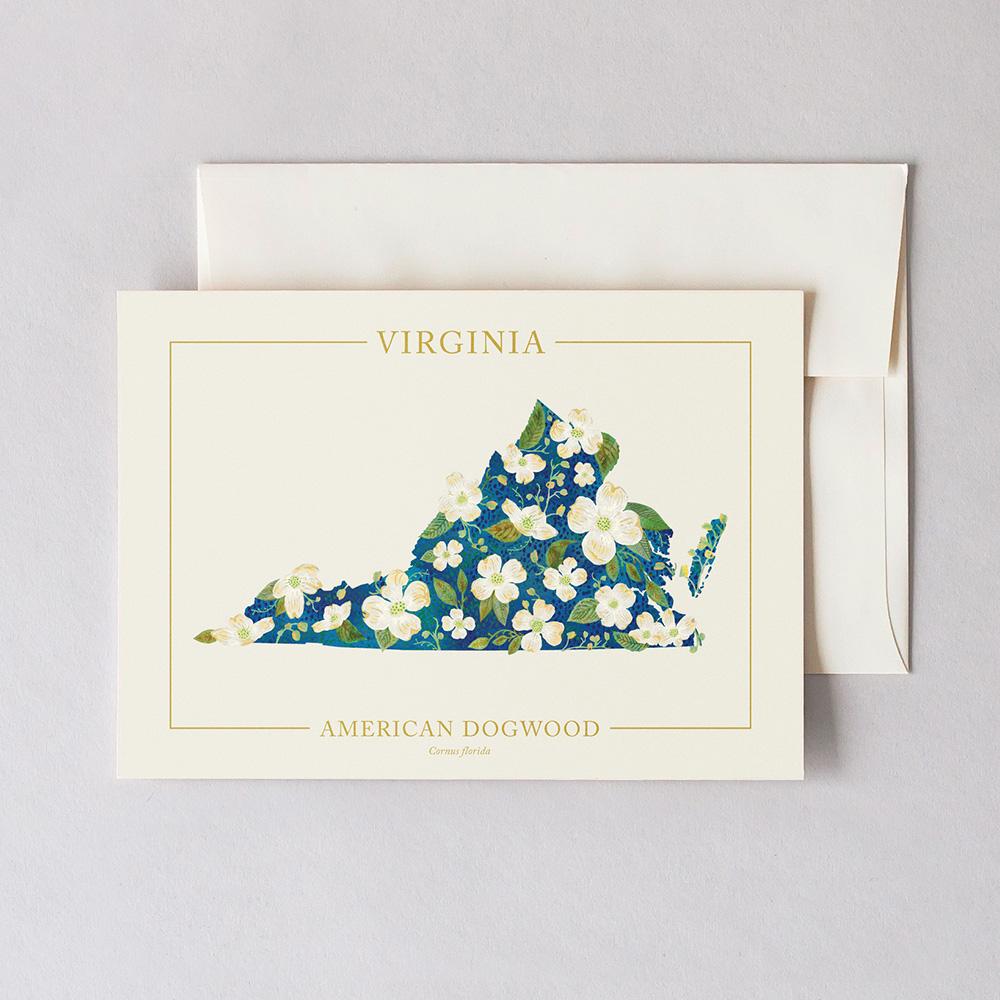 Virginia Native Botanicals Greeting Card