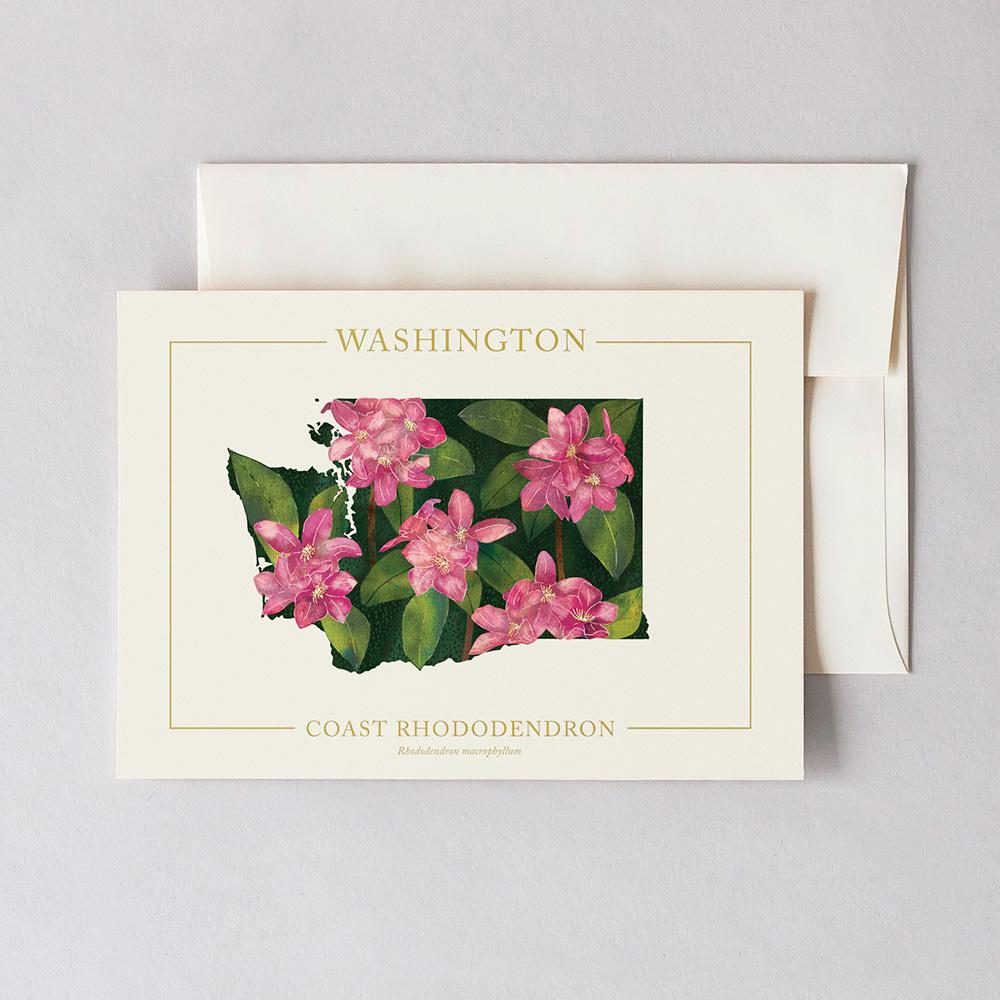 Washington Native Botanicals Greeting Card