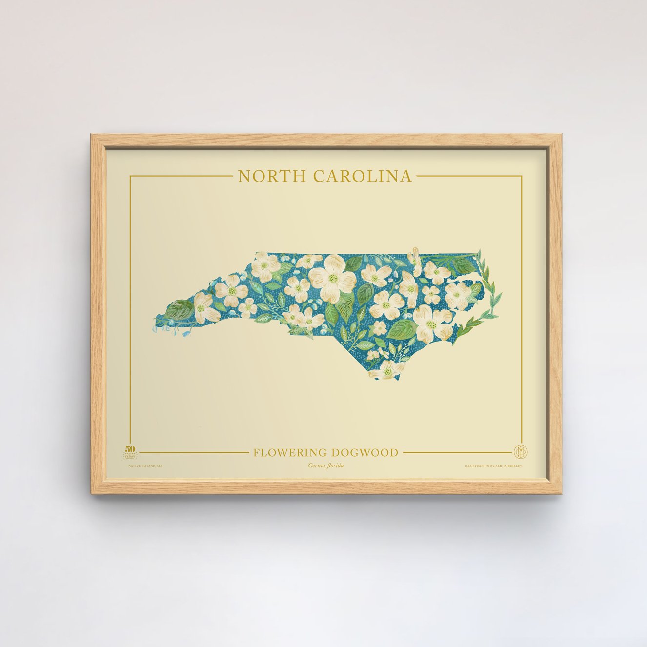 North Carolina Native Botanicals Print