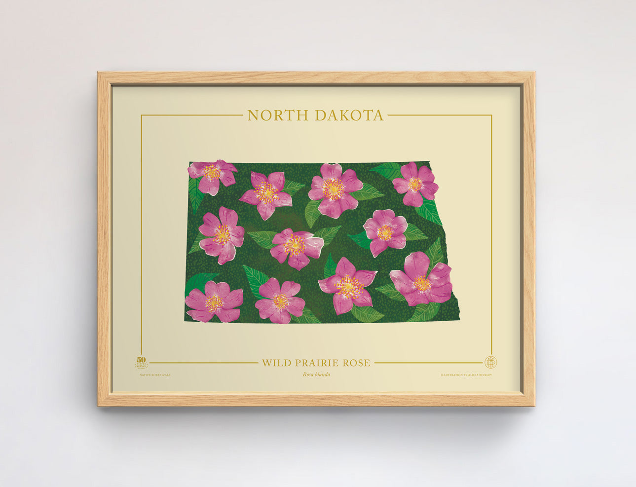 North Dakota Native Botanicals Print