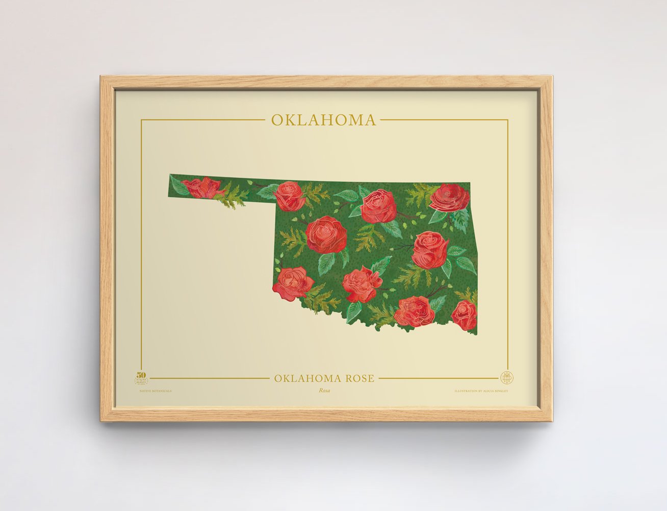 Oklahoma Native Botanicals Print