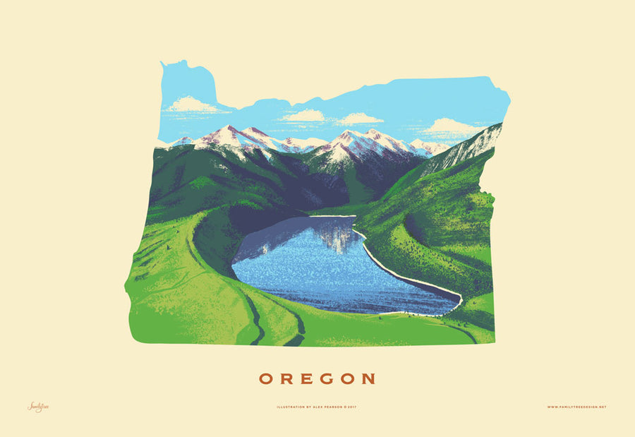 Oregon Print