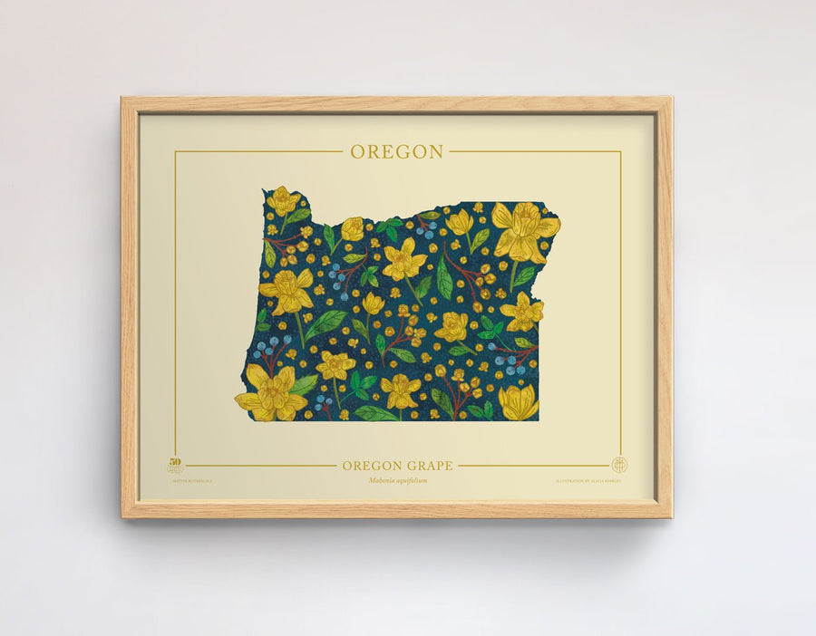 Oregon Native Botanicals Print