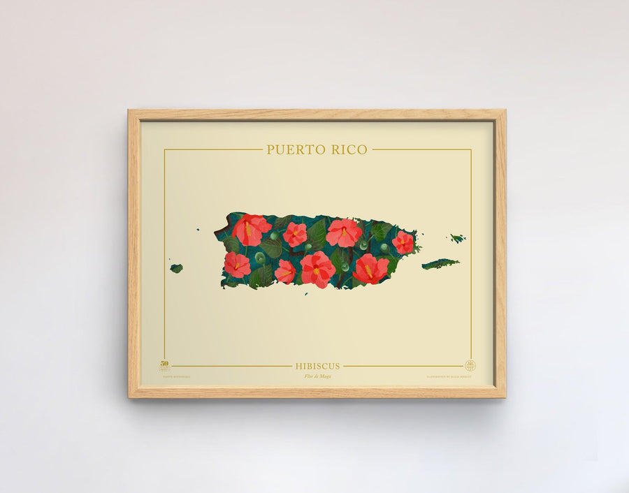 Puerto Rico Native Botanicals Print