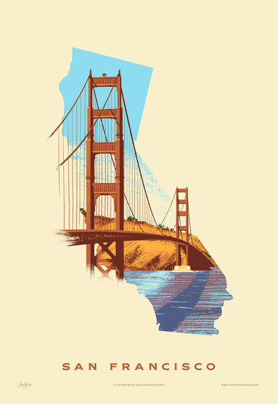 San Francisco Print - Golden Gate Bridge