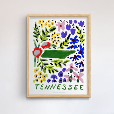 Tennessee American Gouache Print