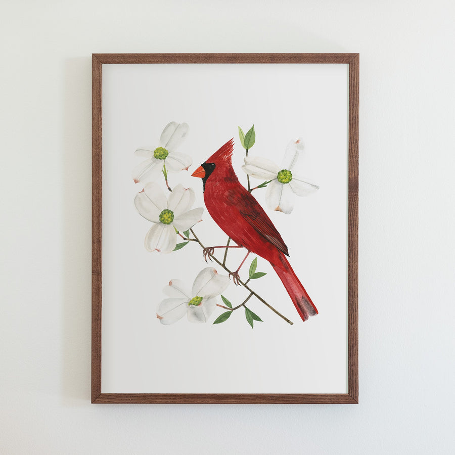 Virginia Northern Cardinal Print