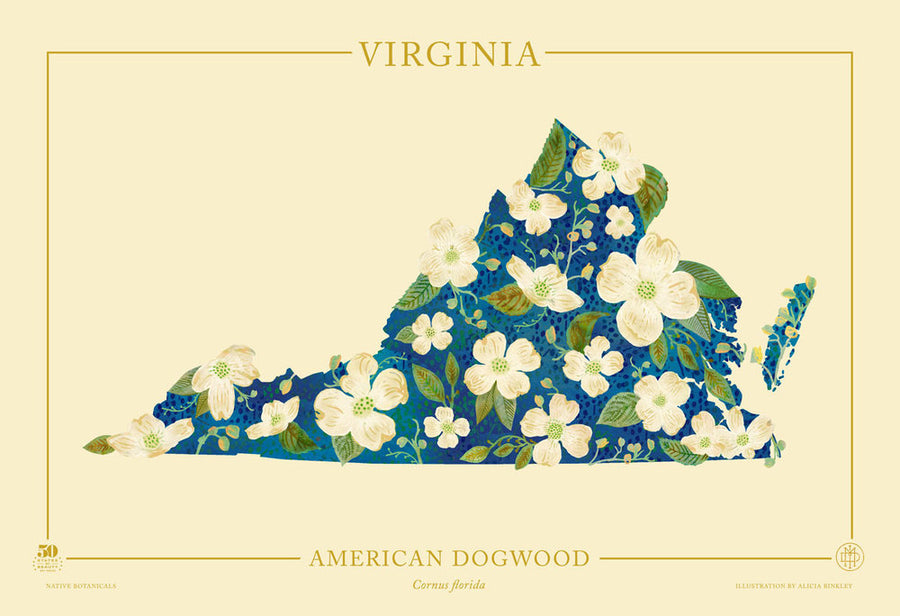 Virginia Native Botanicals Print