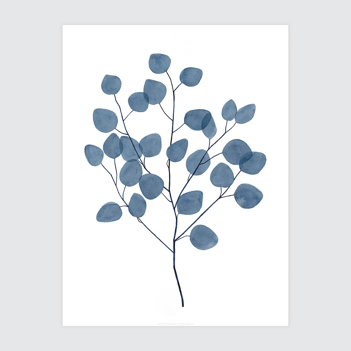Winter Eucalyptus Print
