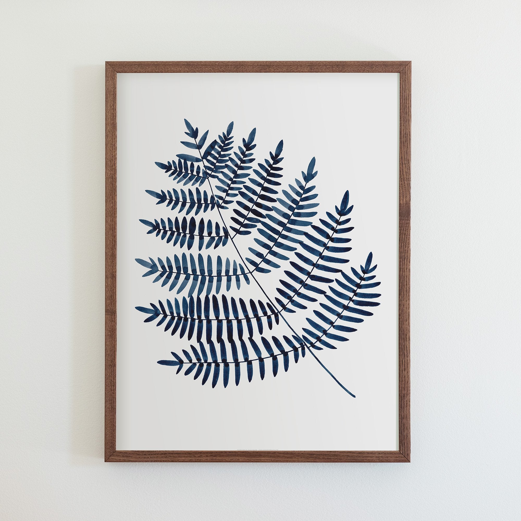 Winter Fern Print