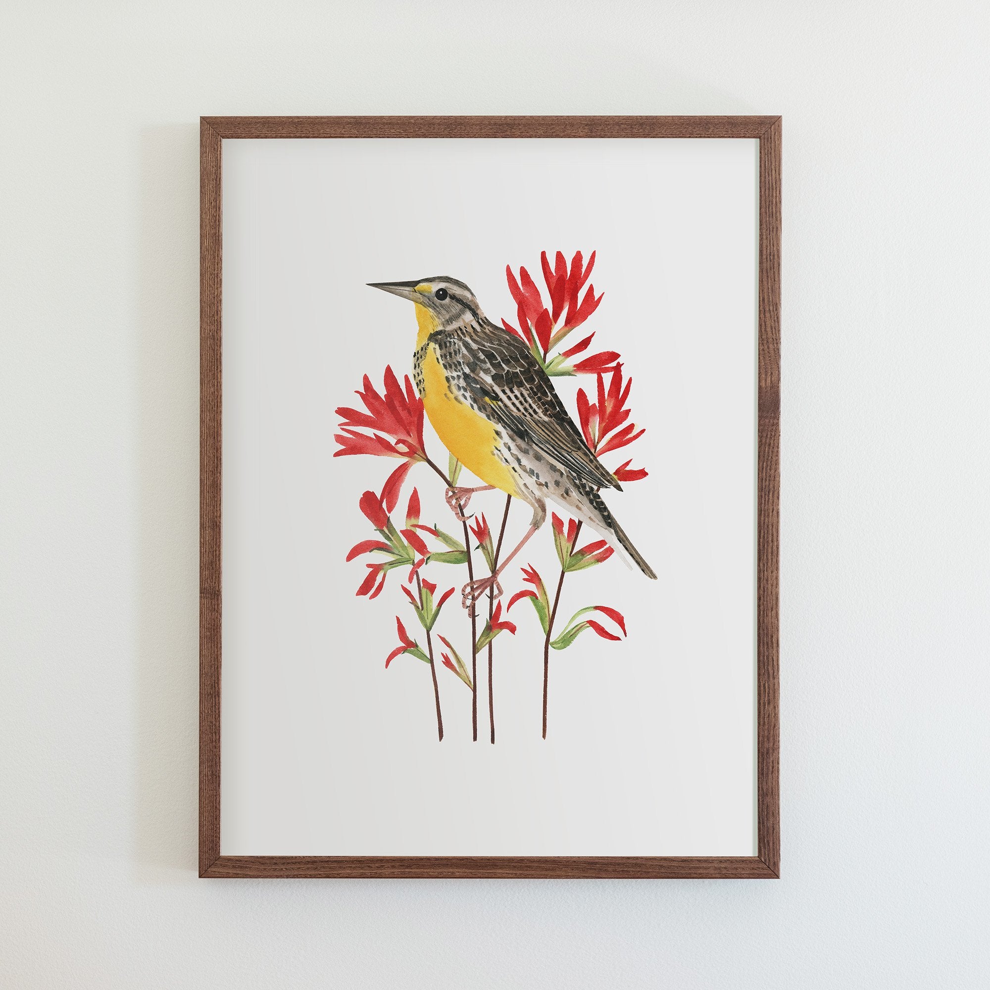 Wyoming Western Meadowlark Print