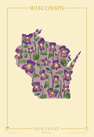 Wisconsin Native Botanicals Print