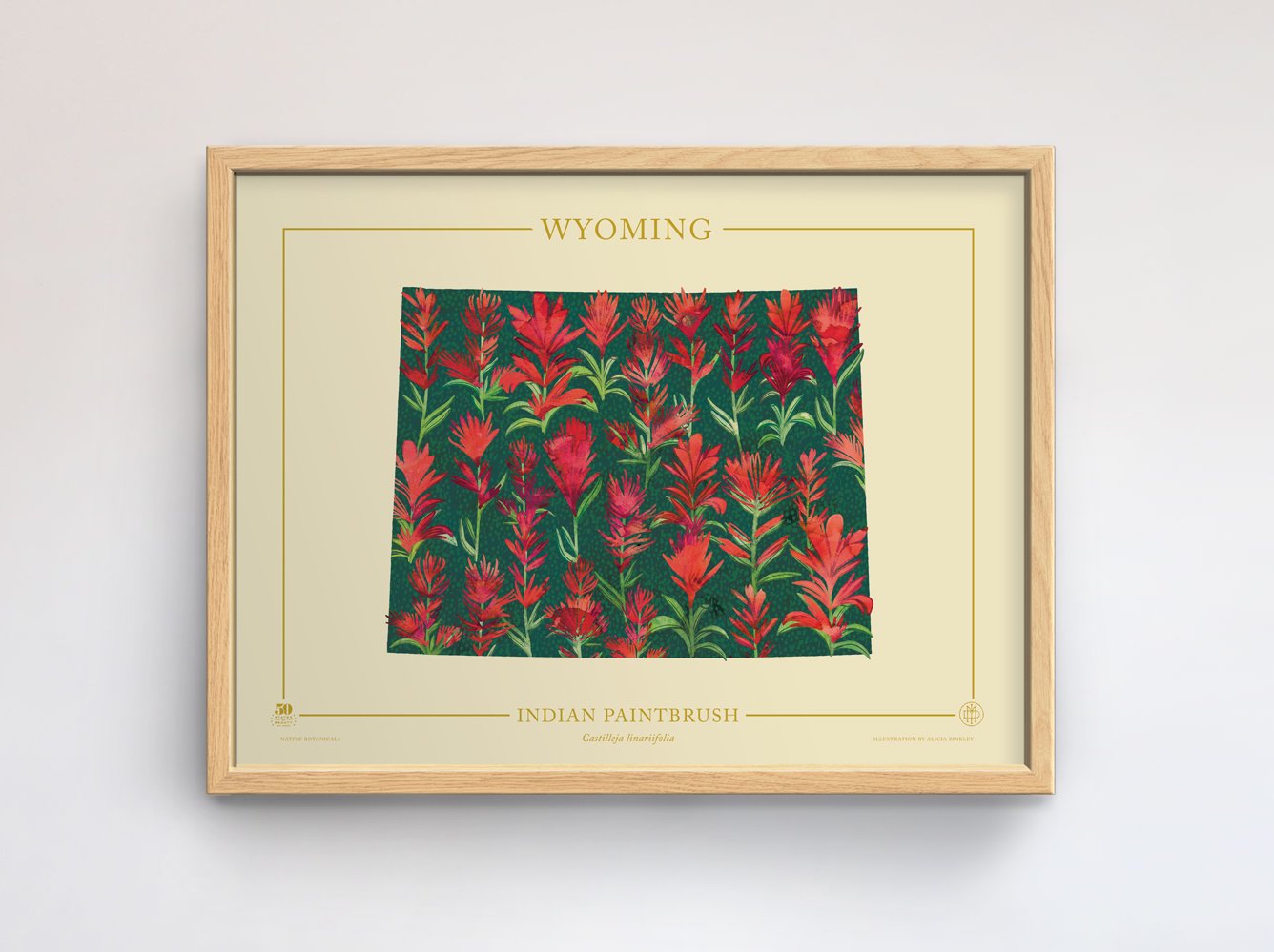 Wyoming Native Botanicals Print