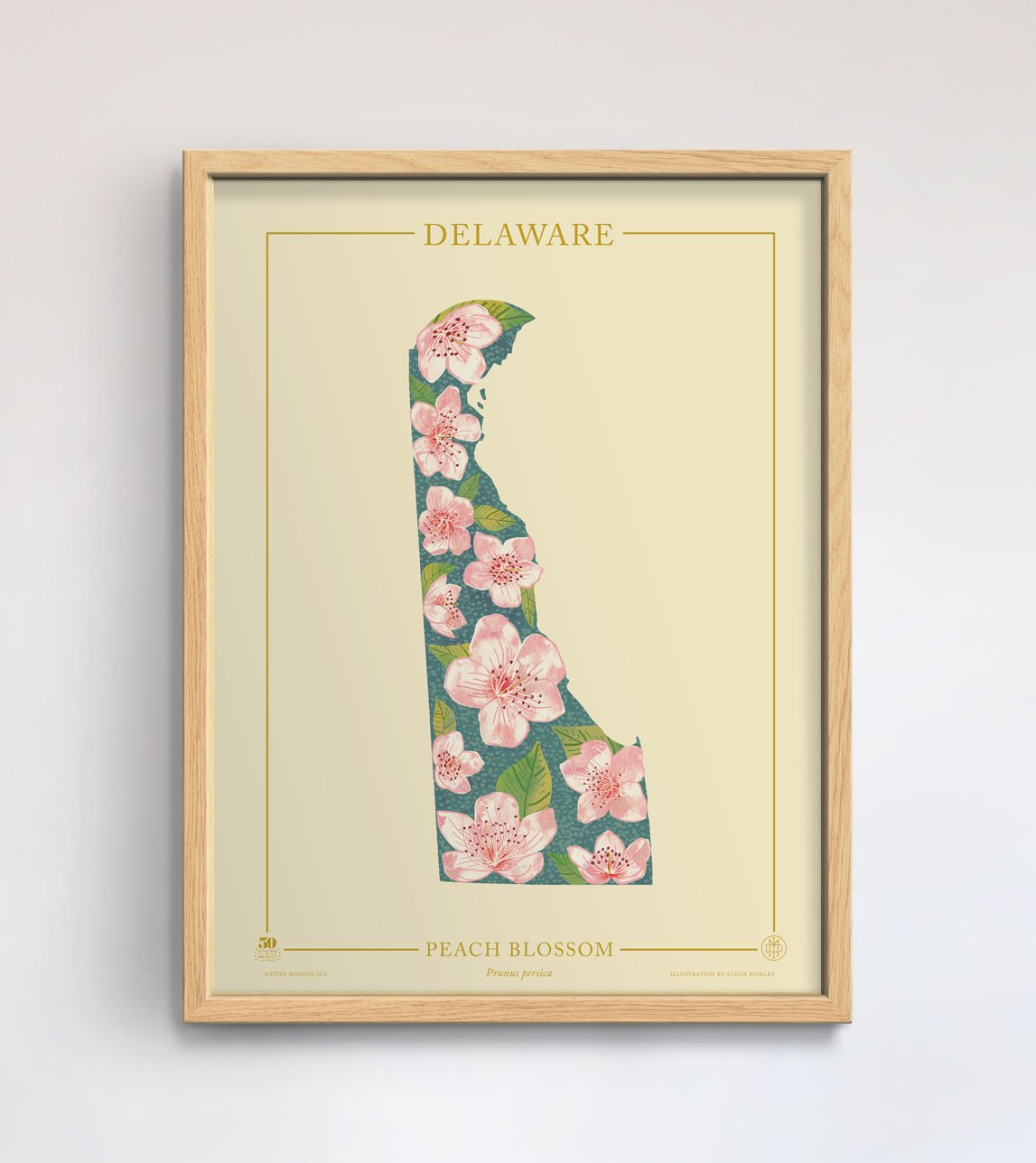 Delaware Native Botanicals Print