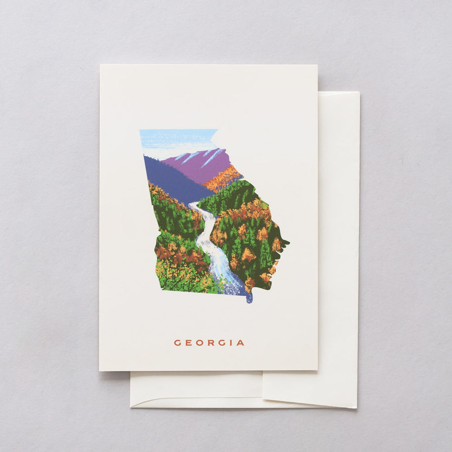 Georgia Tallulah Gorge Greeting Card